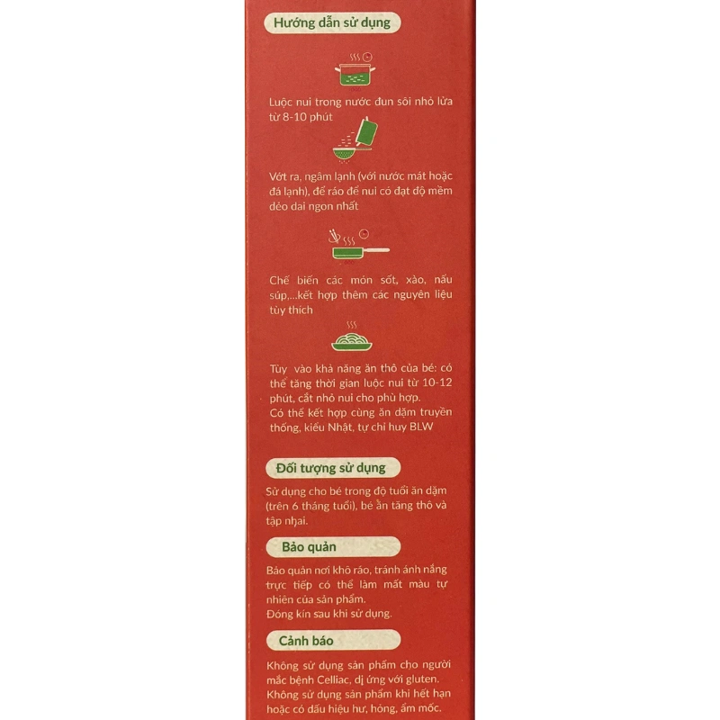 Nui mix rau củ Anpaso hình xoắn 150g (từ 6 tháng) 15