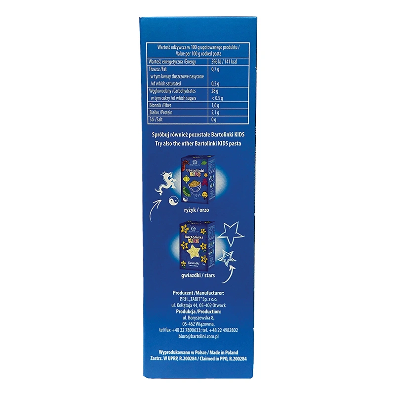 Nui ăn dặm Bartolini hình ngôi sao 250g (từ 8 tháng) 8