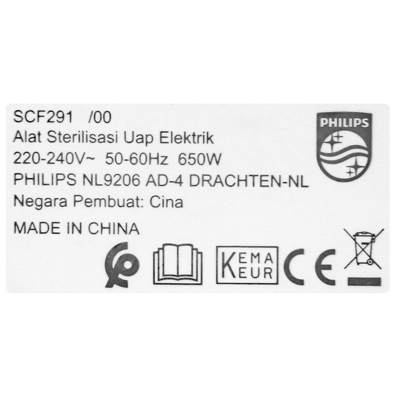 Máy tiệt trùng bình sữa Philips Avent SCF291.00 15