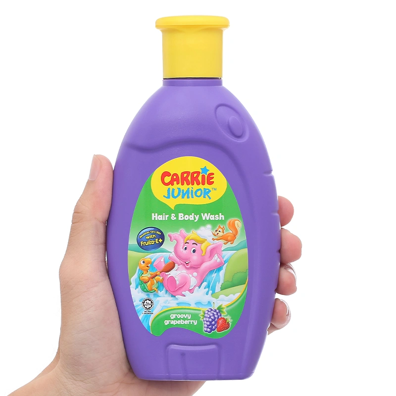 Sữa tắm & gội 2in1 cho bé Carrie Junior hương Grapeberry 280g (từ 2 tuổi) 3