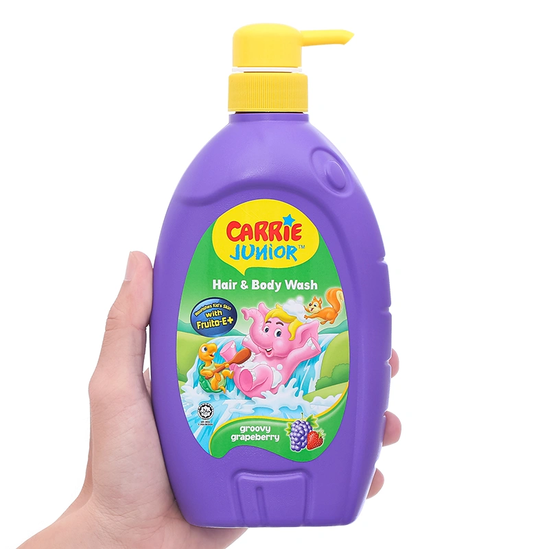 Sữa tắm & gội 2in1 cho bé Carrie Junior hương Grapeberry 700g (từ 2 tuổi) 3