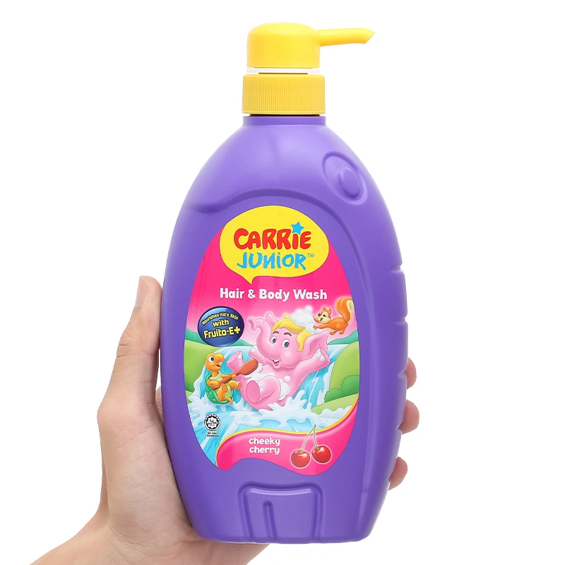 Sữa tắm & gội 2in1 cho bé Carrie Junior hương Cherry 700g (từ 2 tuổi) 3