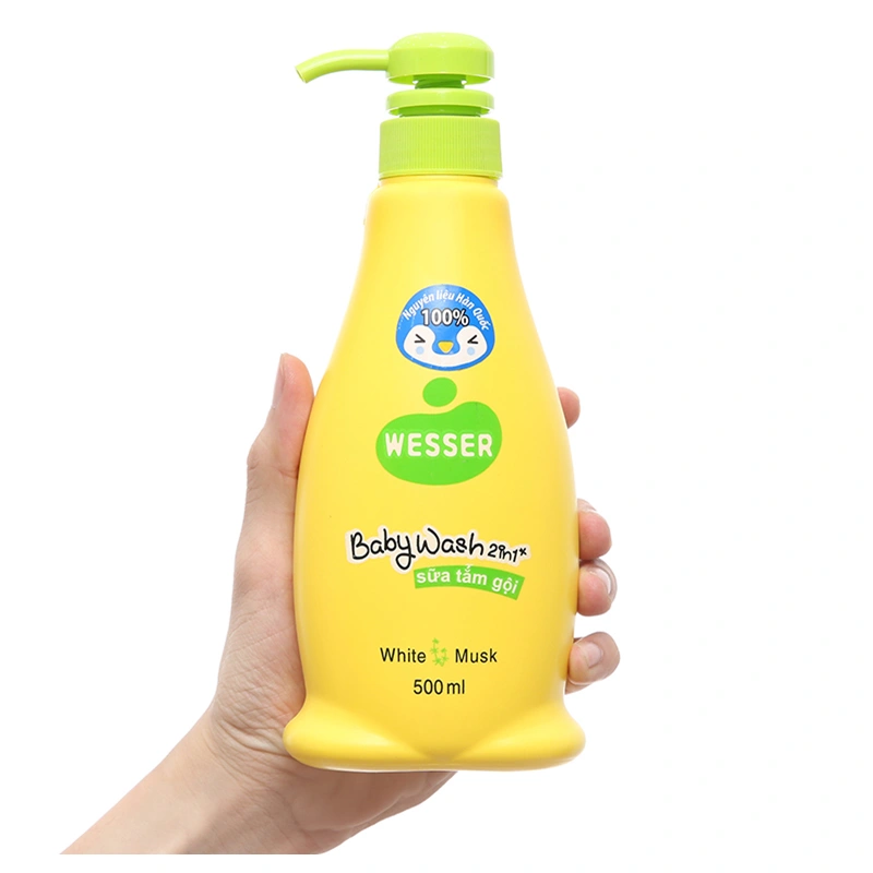 Sữa tắm & gội 2in1 cho bé Wesser hương cỏ xạ hương 500 ml (mọi độ tuổi) 3