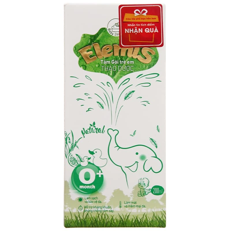 Nước tắm & gội 2in1 cho bé DK Pharma Elemis chiết xuất thảo dược 200 ml (mọi độ tuổi) 3