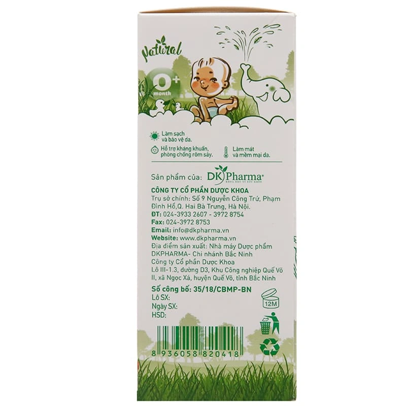 Nước tắm & gội 2in1 cho bé DK Pharma Elemis chiết xuất thảo dược 200 ml (mọi độ tuổi) 5