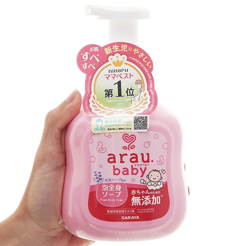 Bọt tắm gội cho bé Arau Baby chiết xuất thảo dược 400 ml (0 - 3 tuổi) 5