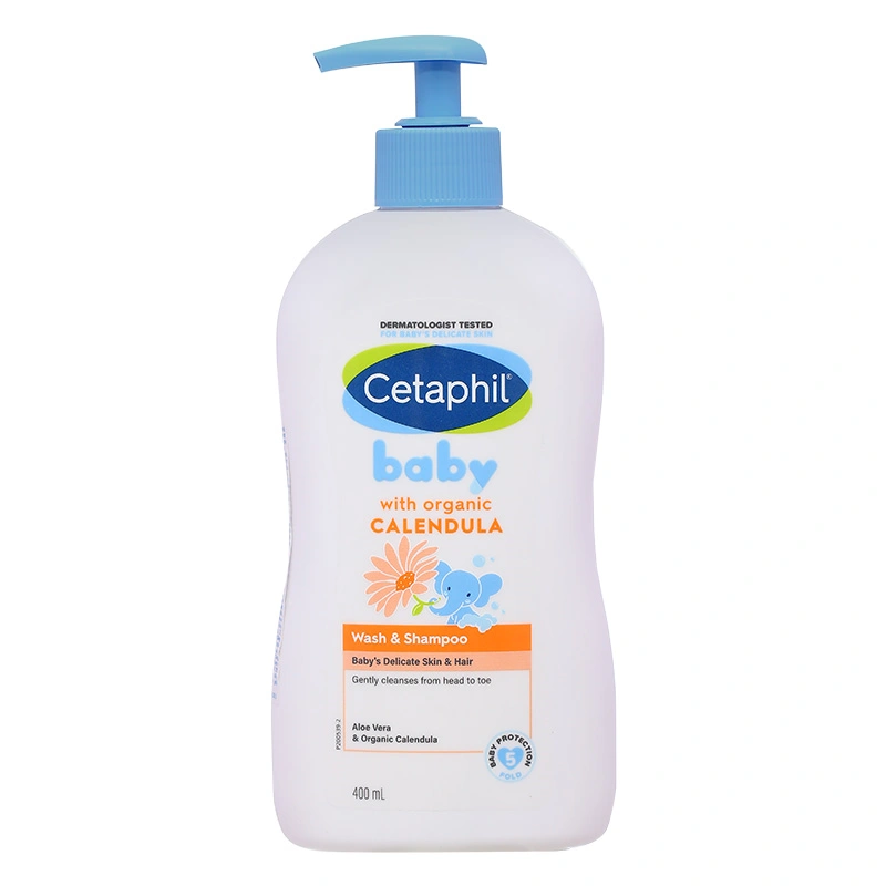 Sữa tắm & gội 2in1 cho bé Cetaphil Baby chiết xuất hoa cúc hữu cơ 400 ml (mọi độ tuổi) - Giao bao bì ngẫu nhiên 3