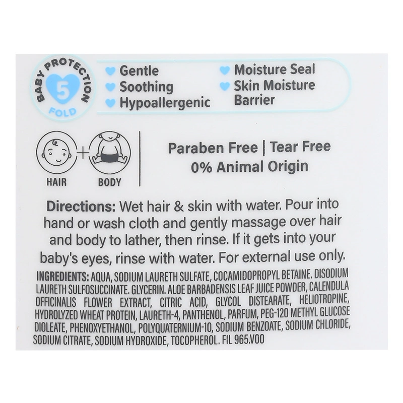 Sữa tắm & gội 2in1 cho bé Cetaphil Baby chiết xuất hoa cúc hữu cơ 400 ml (mọi độ tuổi) - Giao bao bì ngẫu nhiên 9