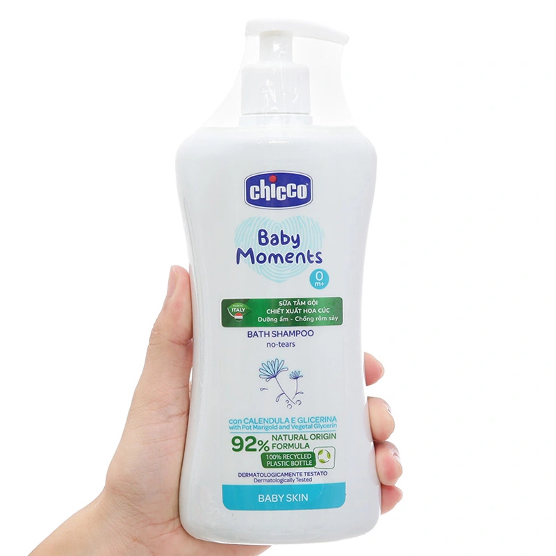 Sữa tắm & gội 2in1 cho bé Chicco chiết xuất hoa cúc 500 ml (mọi độ tuổi) 3