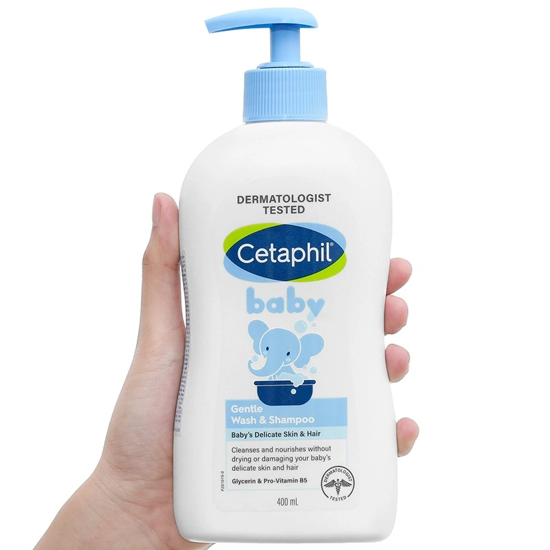 Combo 2 sữa tắm & gội 2in1 cho bé Cetaphil Baby Gentle hương dịu nhẹ 400 ml (mọi độ tuổi) 3