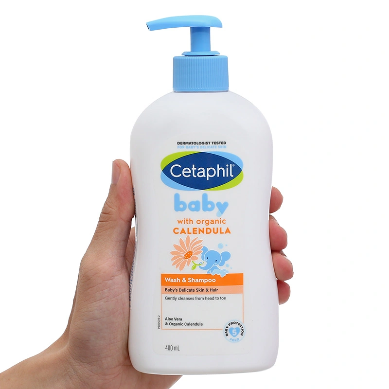 Sữa tắm & gội 2in1 cho bé Cetaphil Baby chiết xuất hoa cúc hữu cơ 400 ml (mọi độ tuổi) - Giao bao bì ngẫu nhiên 17