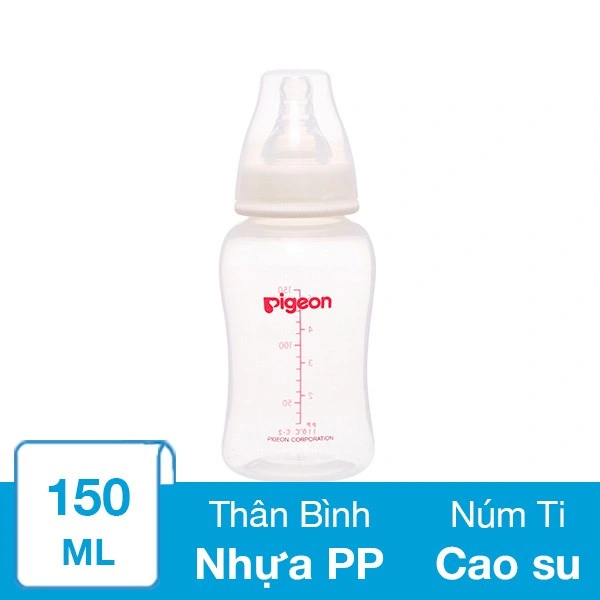 Bình sữa nhựa PP Pigeon Streamline cổ hẹp 250 ml (4 - 6 tháng) 3