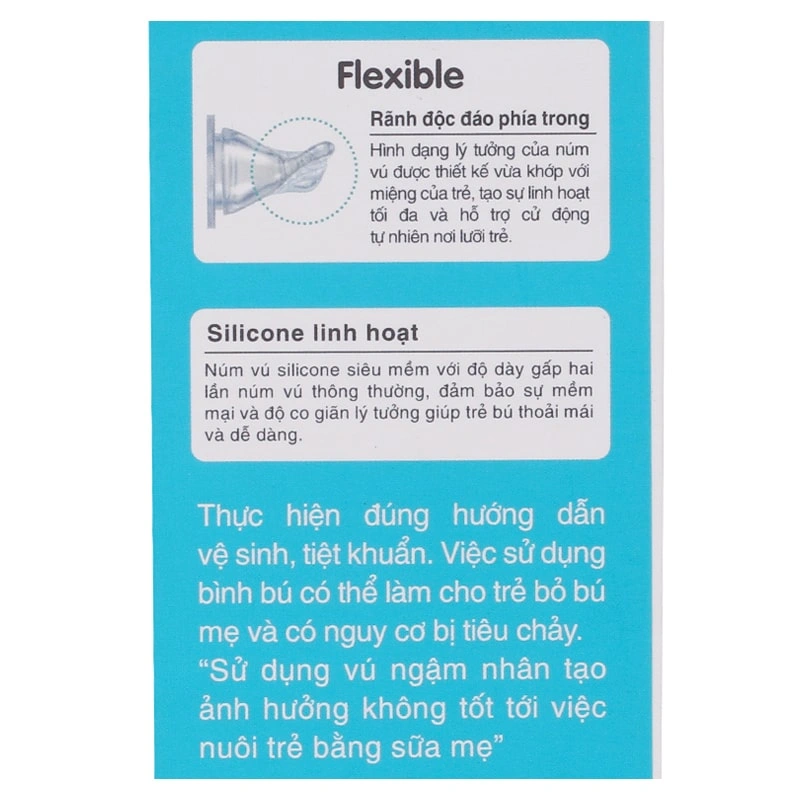 Bình sữa nhựa PP Pigeon vuông cổ hẹp 240 ml (4 - 6 tháng) 13