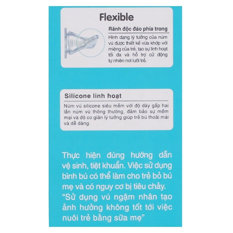 Bình sữa nhựa PP Pigeon vuông cổ hẹp 240 ml (4 - 6 tháng) 7