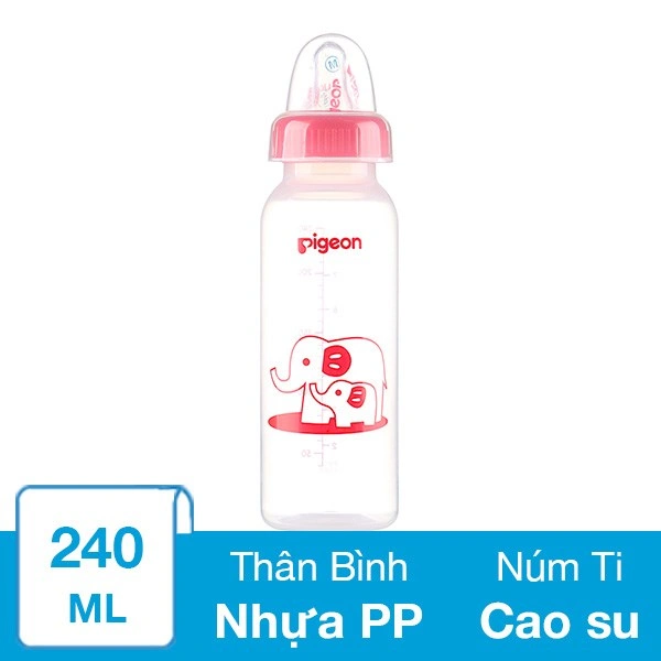 Bình sữa nhựa PP Pigeon cổ hẹp 120 ml (0 - 3 tháng) 3