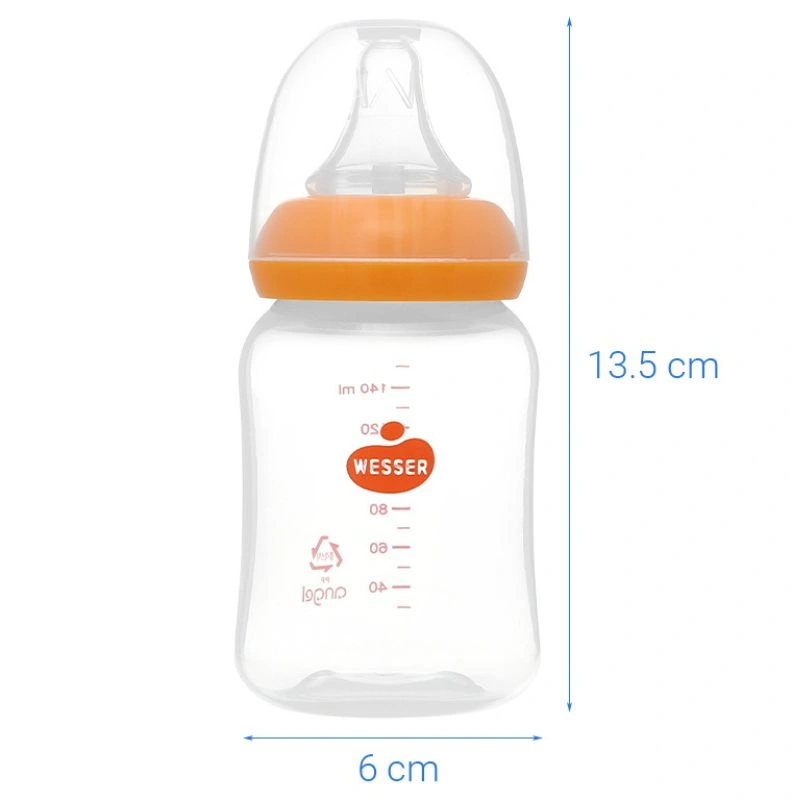 Bình sữa nhựa PP Wesser TBSPPW60 cổ hẹp 60 ml (0 - 3 tháng) 9