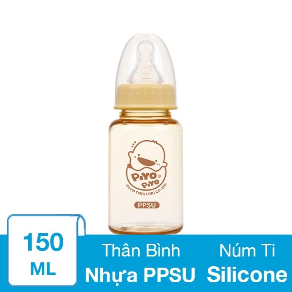 Bình sữa nhựa PPSU PIYOPIYO PY830503 cổ hẹp 150 ml (từ 0 tháng) 1