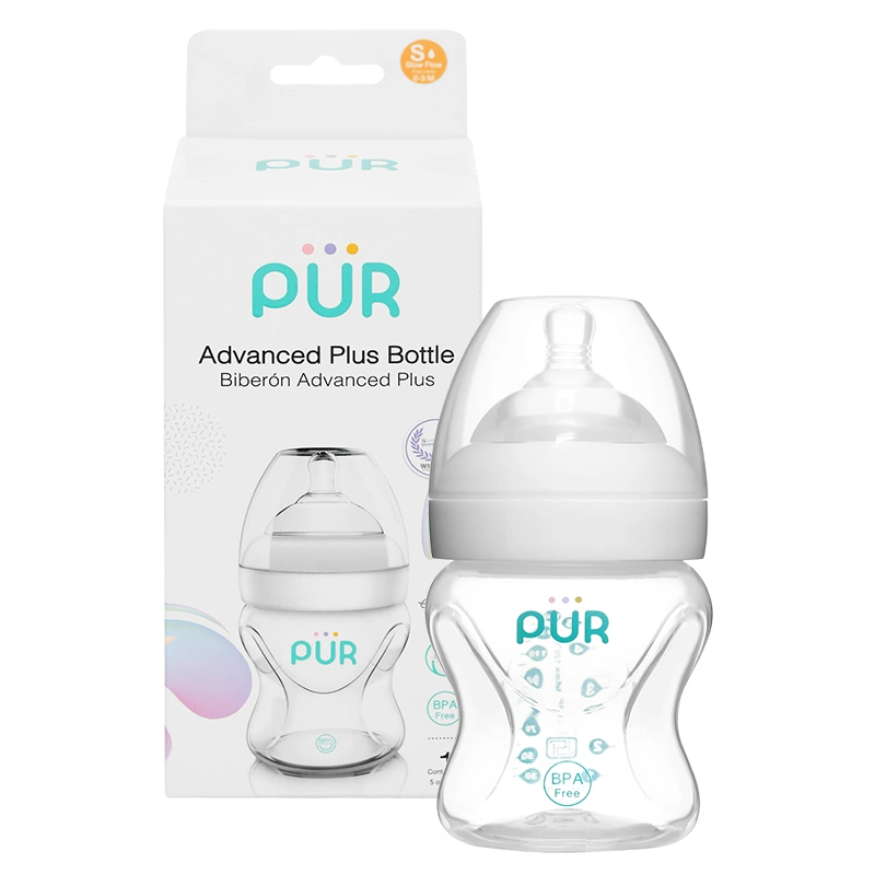 Bình sữa nhựa PP, PE Pur Milk Safe 9812 cổ rộng 250 ml (3 - 6 tháng) 18