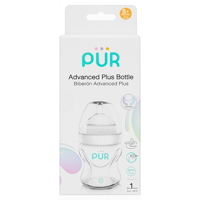 Bình sữa nhựa PP, PE Pur Milk Safe 9812 cổ rộng 250 ml (3 - 6 tháng) 19