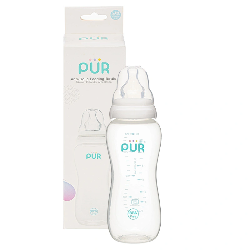 Bình sữa nhựa PP Pur Comfort Feeder 1603 cổ hẹp 250 ml (từ 6 tháng) 7