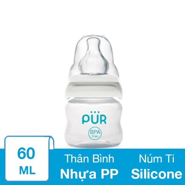Bình sữa nhựa PP Pur Comfort Feeder 1602 cổ hẹp 120 ml (3 - 6 tháng) 15
