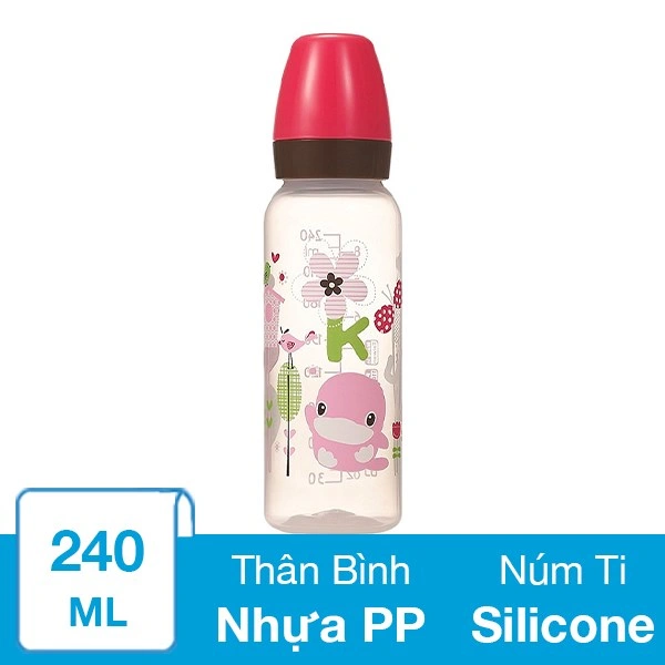 Bình sữa nhựa PP KuKu KU5927A cổ hẹp 140 ml - Màu ngẫu nhiên (mọi độ tuổi) 3