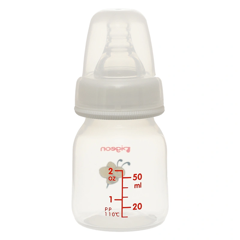 Bình sữa nhựa PP Pigeon cổ hẹp 50 ml - Hình con ong (mọi độ tuổi) 2