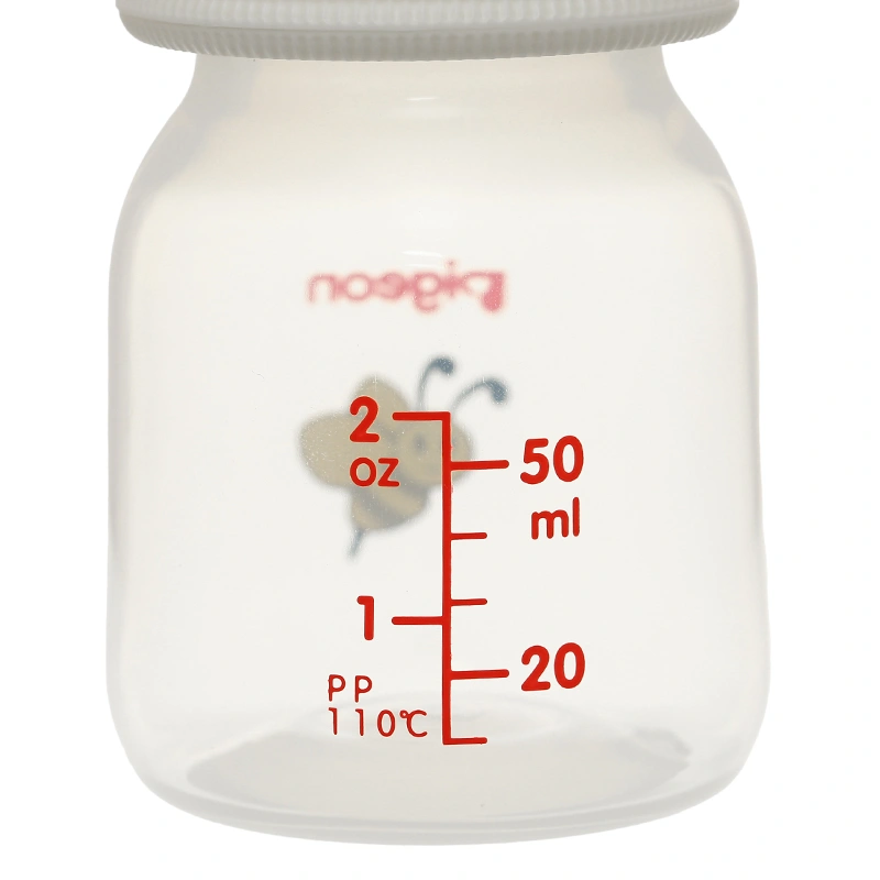 Bình sữa nhựa PP Pigeon cổ hẹp 50 ml - Hình con ong (mọi độ tuổi) 3