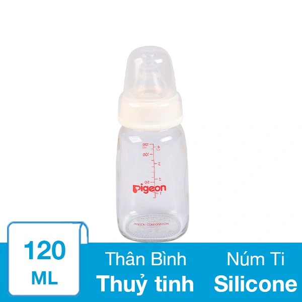 Bình sữa thủy tinh Pigeon cổ hẹp 240 ml (từ 3 tháng) 3