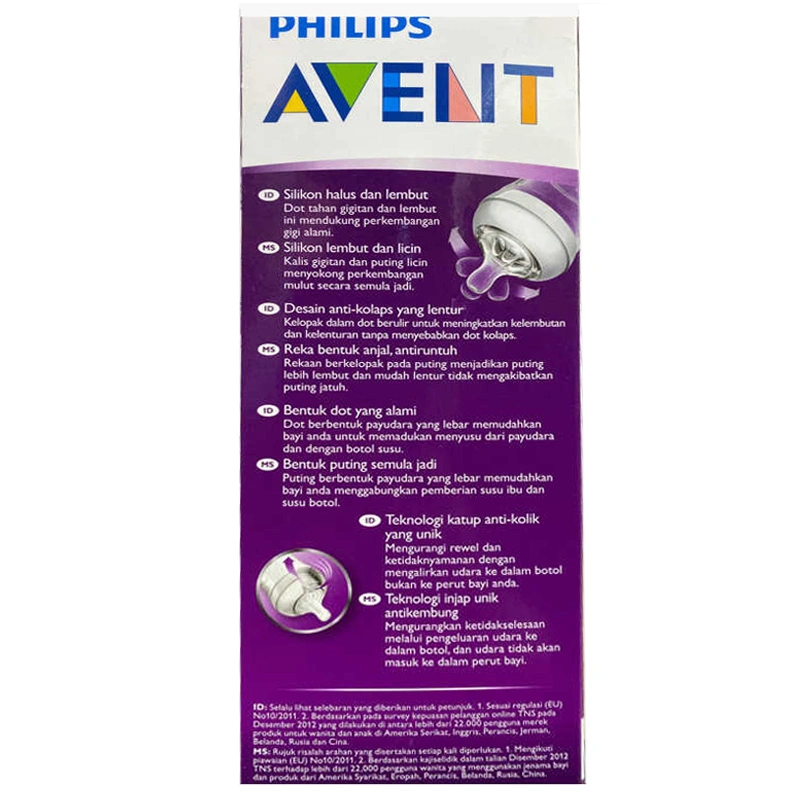 Combo 2 bình sữa nhựa PP Philips Avent SCF696/23 cổ rộng 330 ml (từ 6 tháng) 4
