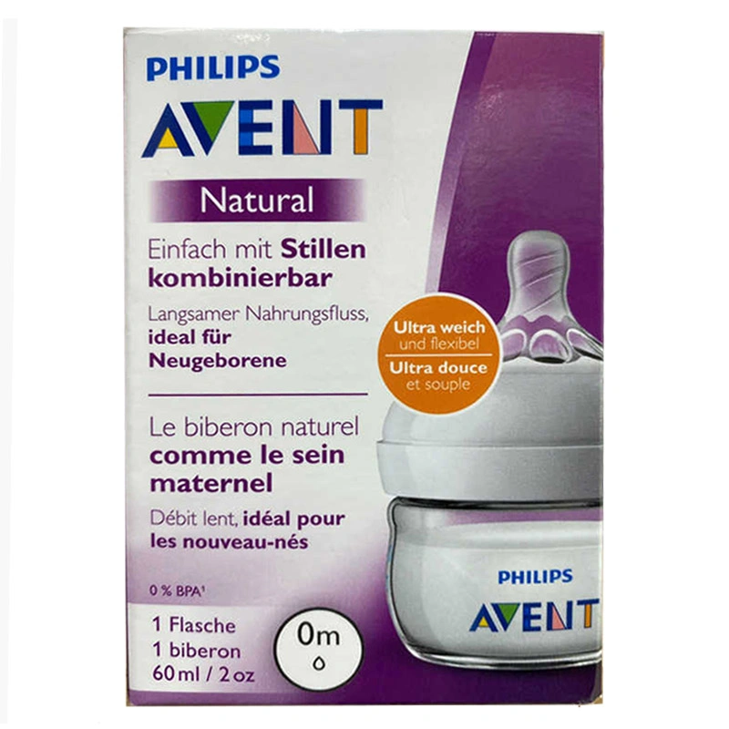 Bình sữa nhựa PP Philips Avent SCF039/17 cổ rộng 60 ml (0 - 1 tháng) 2