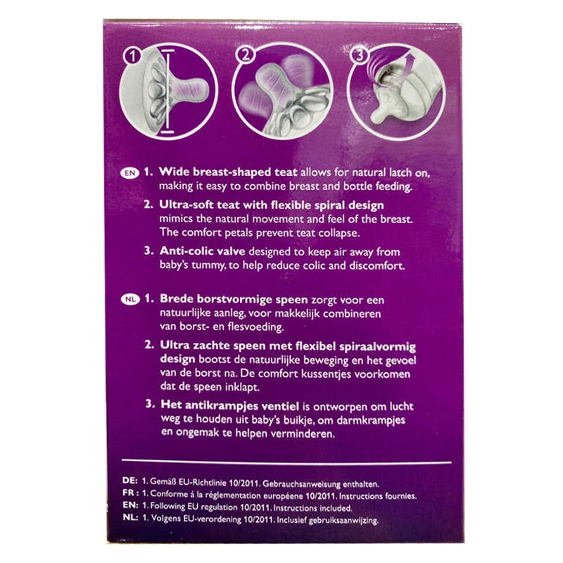 Bình sữa nhựa PP Philips Avent SCF039/17 cổ rộng 60 ml (0 - 1 tháng) 3