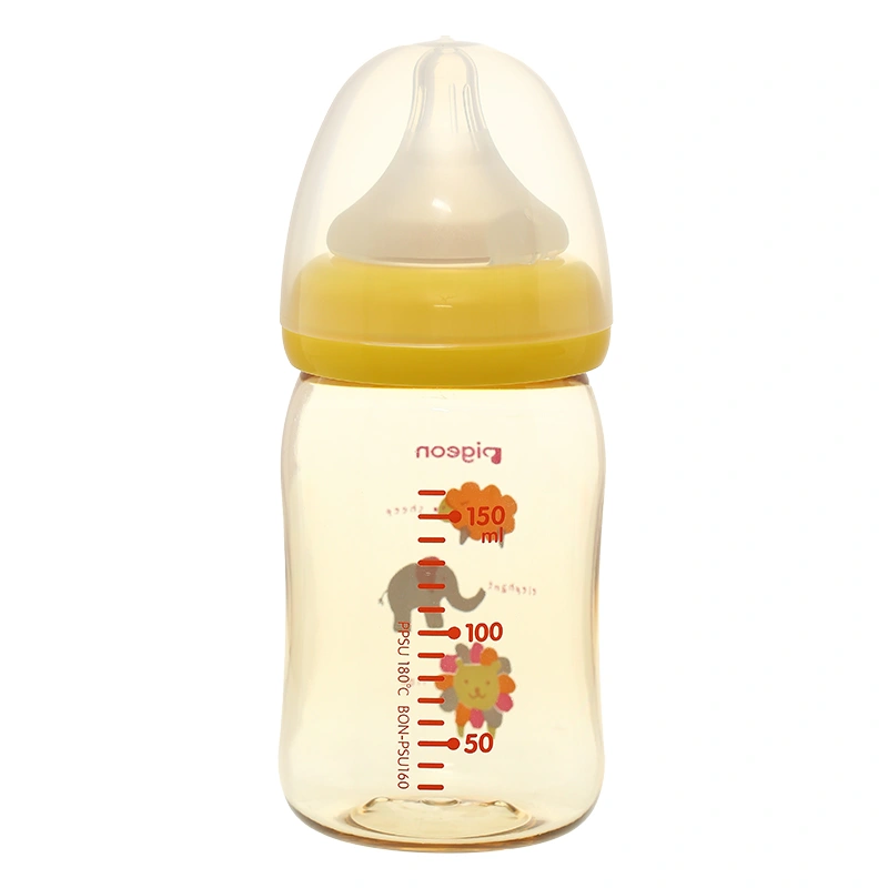Bình sữa nhựa PPSU Pigeon Plus cổ rộng 160 ml - Hình thú (mọi độ tuổi) 2