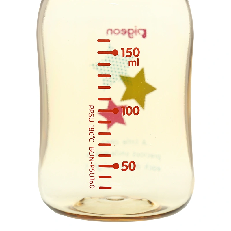 Bình sữa nhựa PPSU Pigeon Plus cổ rộng 160 ml - Hình thú (mọi độ tuổi) 10