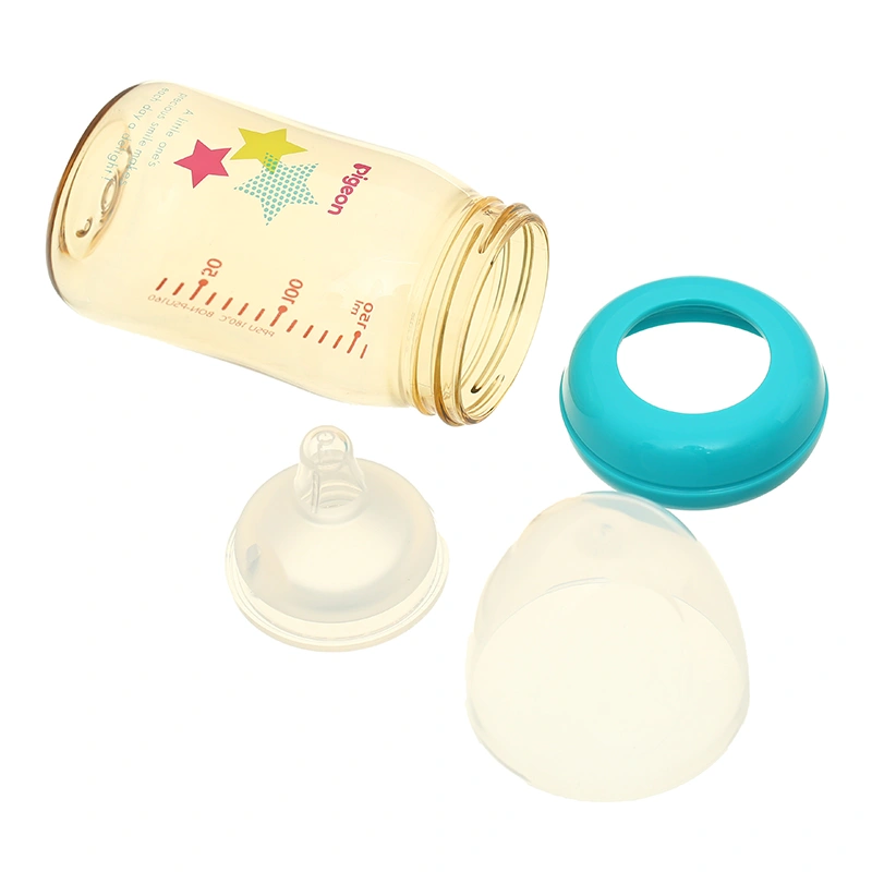 Bình sữa nhựa PPSU Pigeon Plus cổ rộng 160 ml - Hình thú (mọi độ tuổi) 11