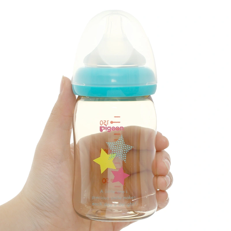 Bình sữa nhựa PPSU Pigeon Plus cổ rộng 160 ml - Hình thú (mọi độ tuổi) 12