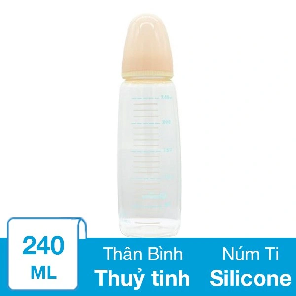 Bình sữa thủy tinh Chuchu Baby G cổ hẹp 150 ml (0 - 18 tháng) 3