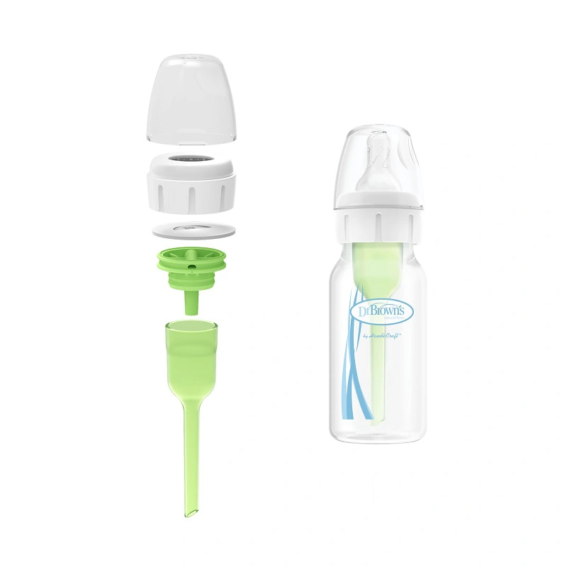 Bình sữa nhựa PP Dr.Brown's cổ hẹp 120 ml (mọi độ tuổi) - Giao ngẫu nhiên 4