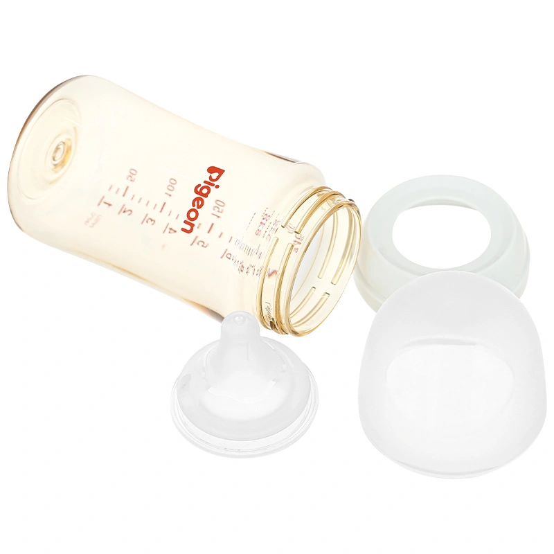 Bình sữa nhựa PPSU Pigeon Softouch Plus WN3 cổ rộng 160 ml (0 - 3 tháng) 17