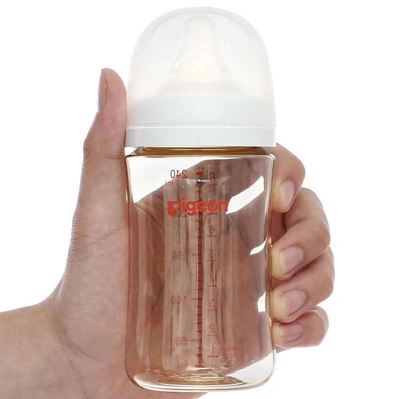 Bình sữa nhựa PPSU Pigeon Softouch Plus WN3 cổ rộng 160 ml (0 - 3 tháng) 19