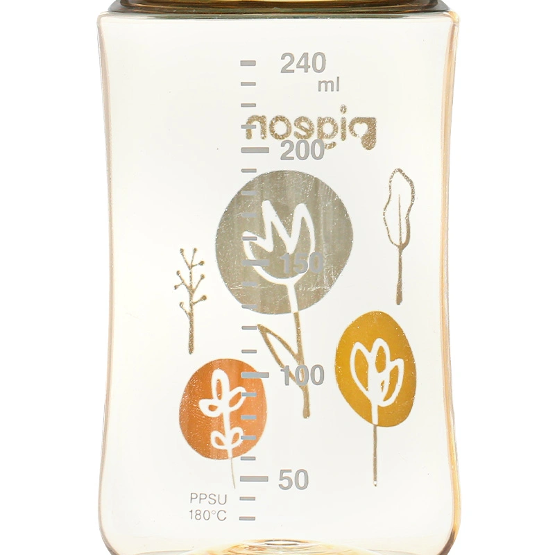 Bình sữa nhựa PPSU Pigeon Plus WN3 cổ rộng phiên bản Nhật 240 ml - Hình hoa (từ 3 tháng) 3