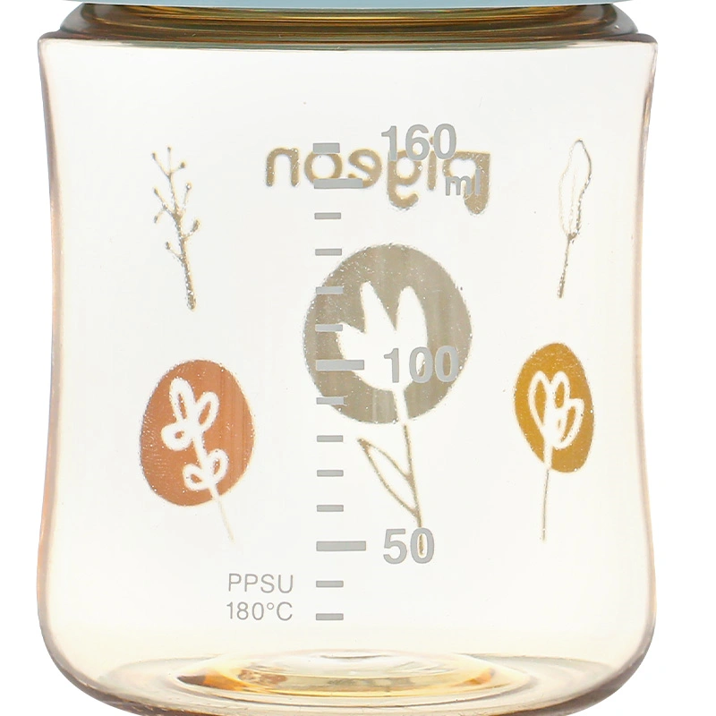 Bình sữa nhựa PPSU Pigeon Plus WN3 cổ rộng phiên bản Nhật 160 ml - Hình hoa (0 - 3 tháng) 3