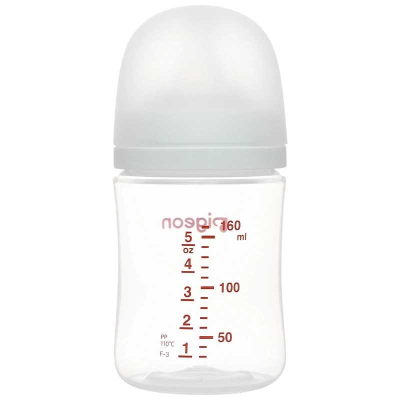 Bình sữa nhựa PP Pigeon Softouch Plus WN3 cổ rộng 160 ml (0 - 3 tháng) 2