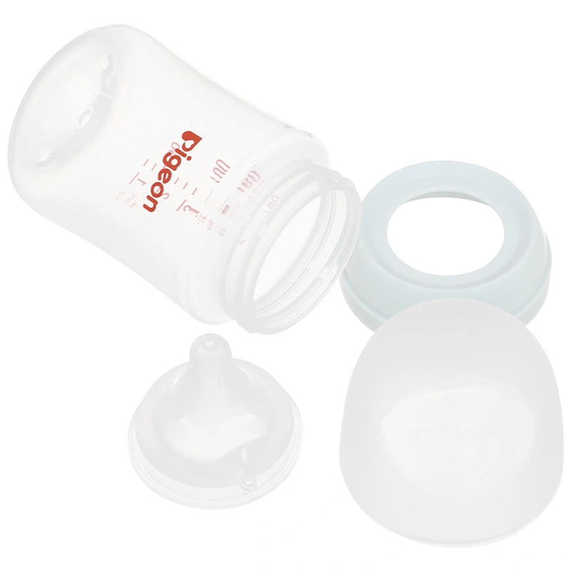 Bình sữa nhựa PP Pigeon Softouch Plus WN3 cổ rộng 160 ml (0 - 3 tháng) 4