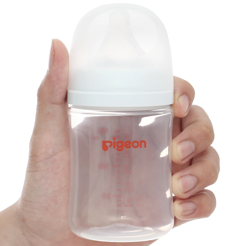 Bình sữa nhựa PP Pigeon Softouch Plus WN3 cổ rộng 160 ml (0 - 3 tháng) 6