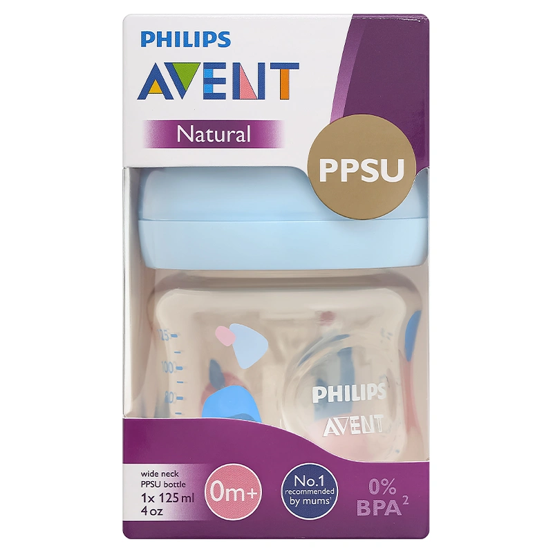Bình sữa nhựa PPSU Philips Avent SCF 581/10 cổ rộng 125 ml (0 - 1 tháng) 8