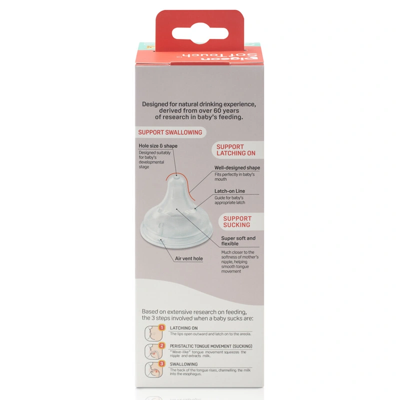 Bình sữa nhựa PP Pigeon Softouch Plus WN3 cổ rộng 240 ml - Hình gấu (từ 3 tháng) 5