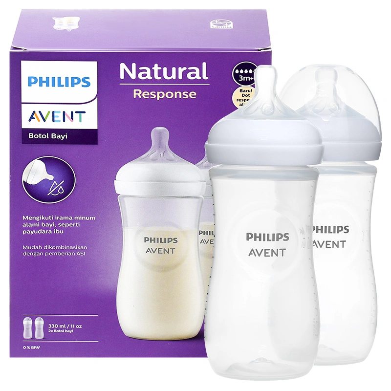 Combo 2 bình sữa nhựa PP Philips Avent SCY900/02 cổ rộng 125 ml (0 - 1 tháng) 35
