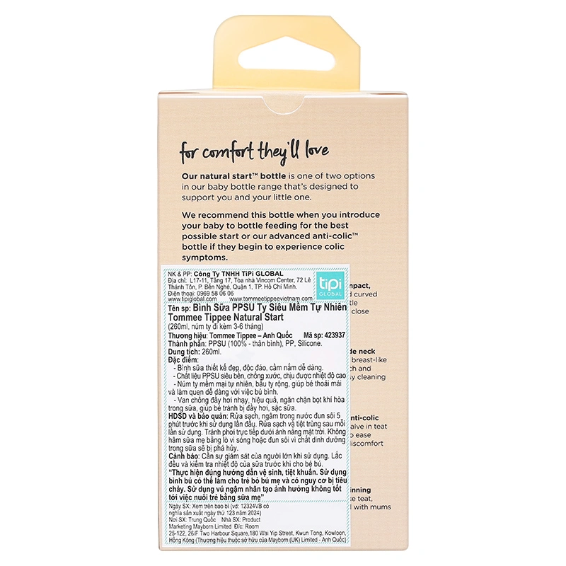 Bình sữa nhựa PPSU Tommee Tippee Natural Start 423936 cổ rộng 150 ml (0 - 3 tháng) 21