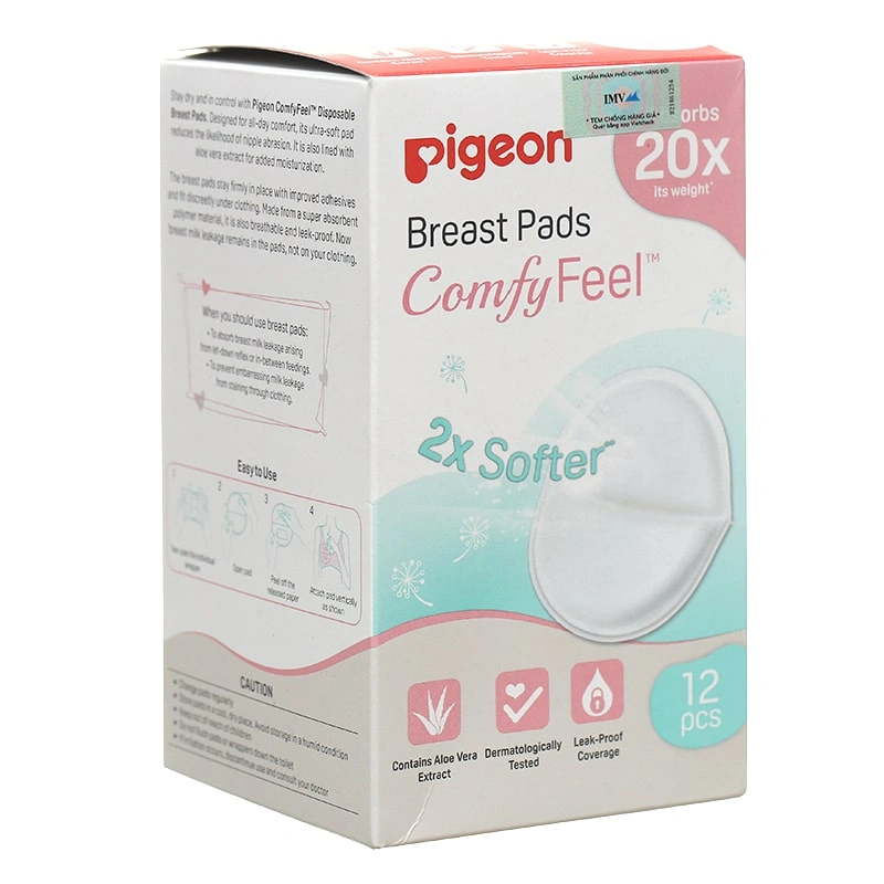 12 miếng lót thấm sữa nha đam Pigeon 3